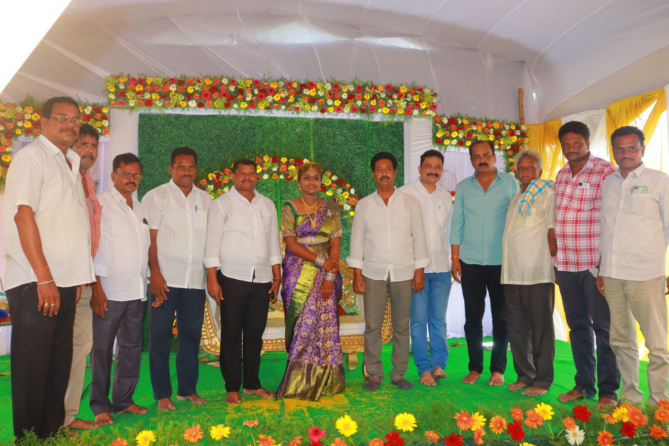 ఓణీల వేడుకలో పాల్గొన్న ఎమ్మెల్యే జారే ఆదినారాయణ