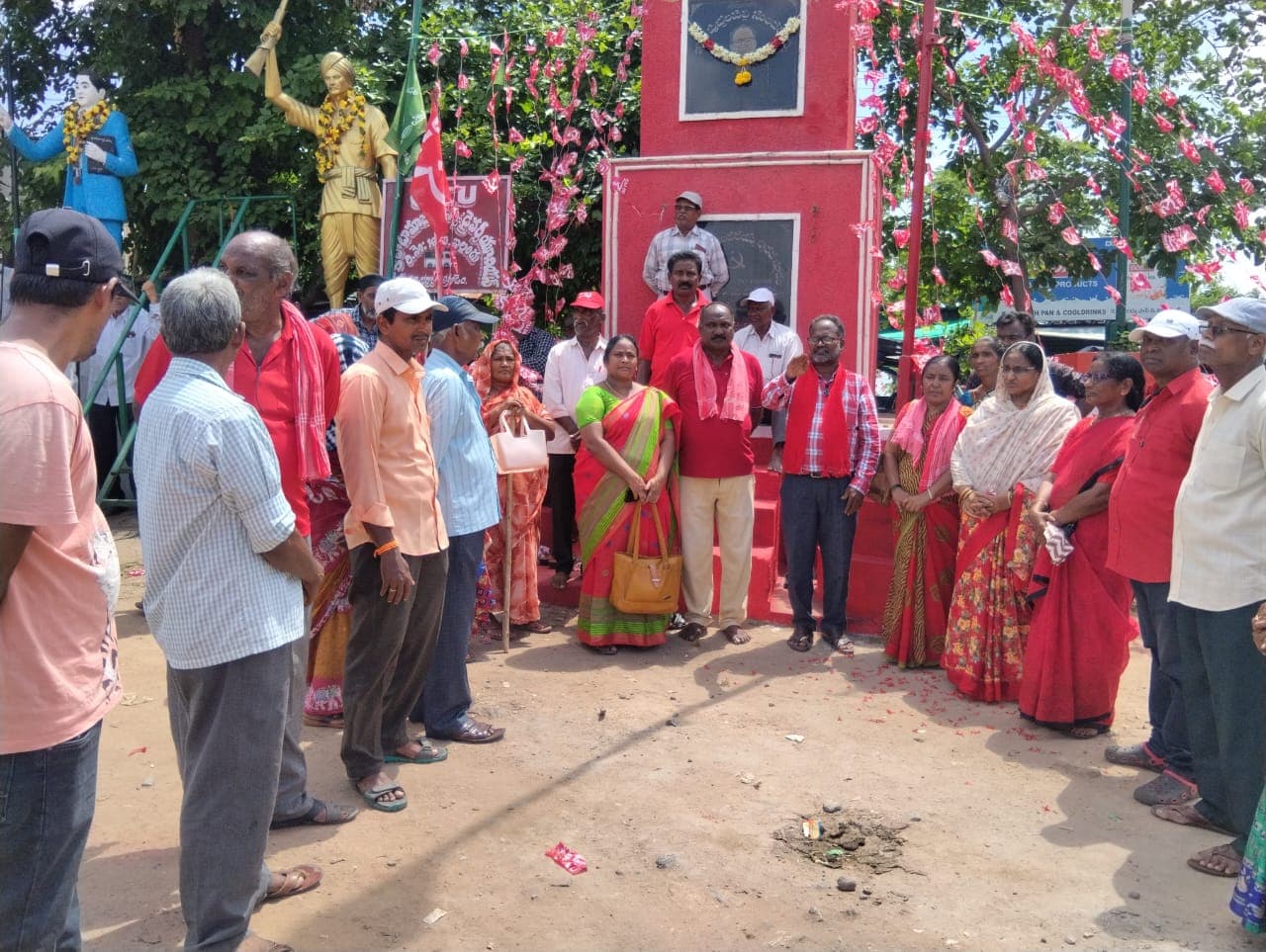 సుందరయ్య వర్థంతికి నివాళులర్పించిన సిపిఎం నాయకులు